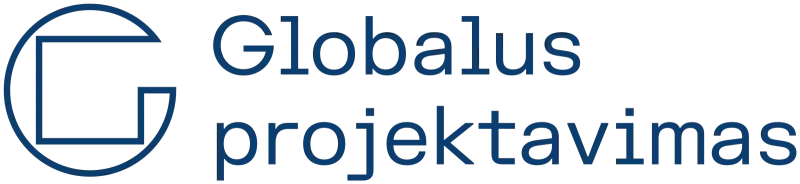 Globalus projektavimas logotipas