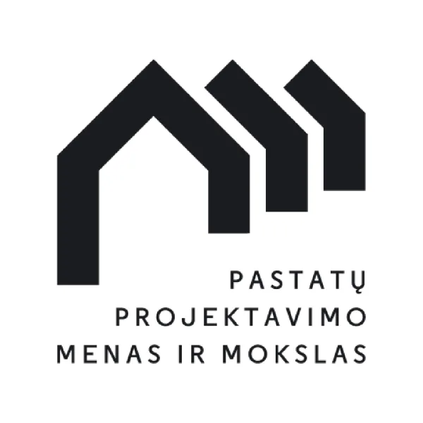 Pastatų projektavimo menas ir mokslas logotipas